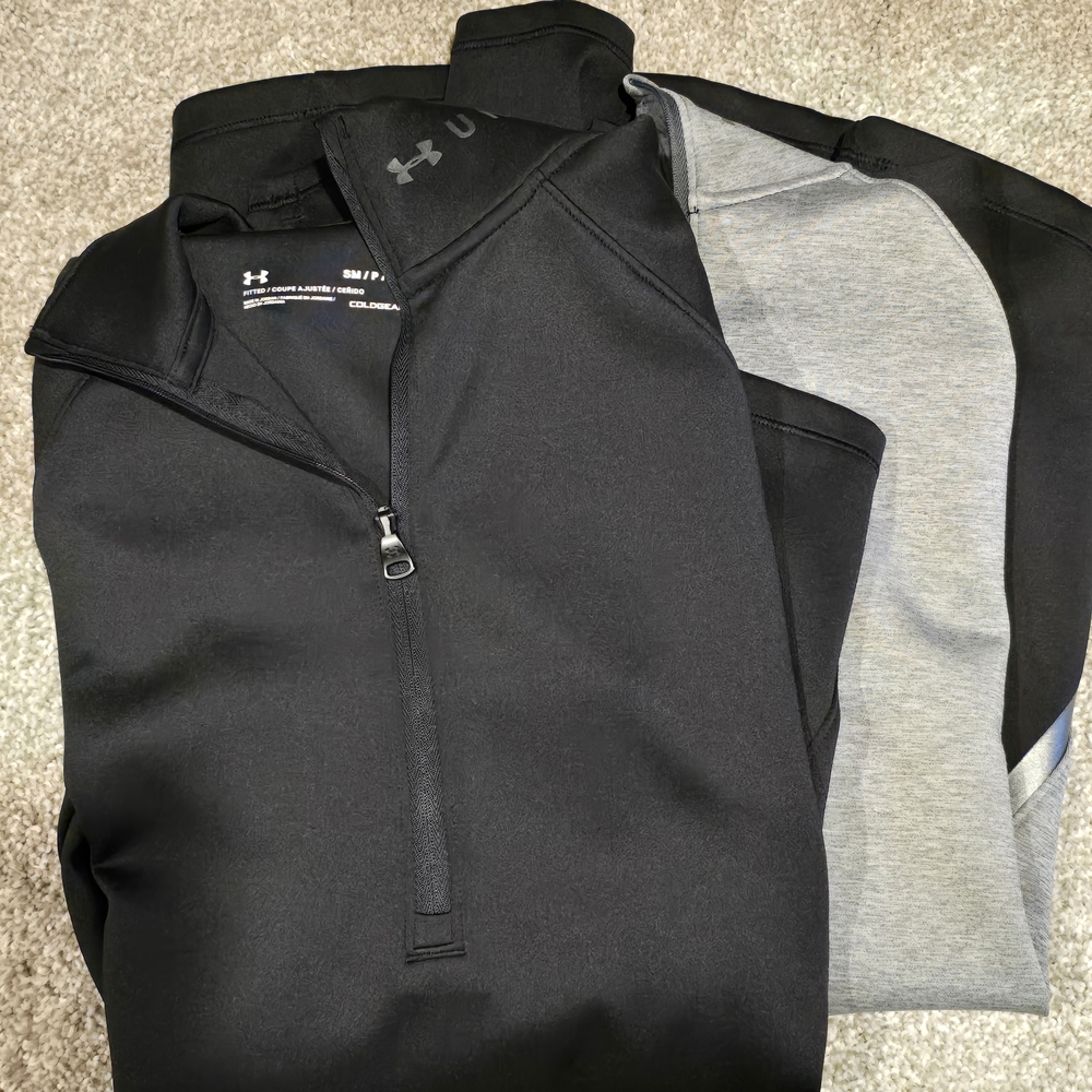 Under Armour Women's Zip-Up Sweaters in Black and Gray - Picture 2 of 2